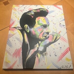Johnny Cash - Original Hand Paint Canvas